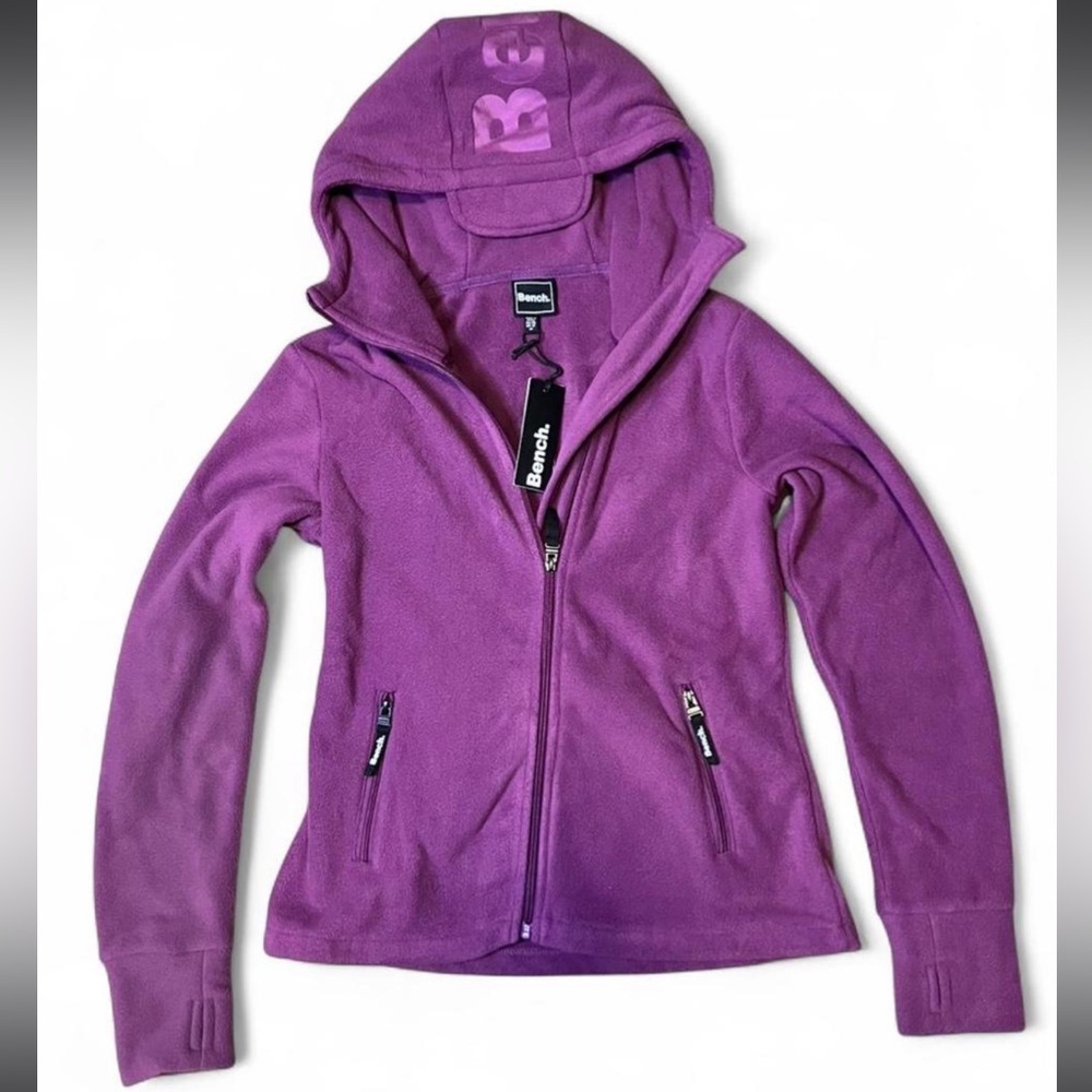 Bench Women’s Vibrant Purple Hooded Jacket Size M